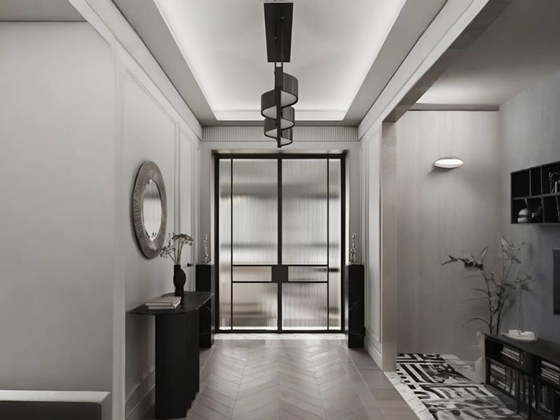 Cửa nhôm anode slim mở quay - Chi tiết tối giản nâng tầm không gian sang trọng