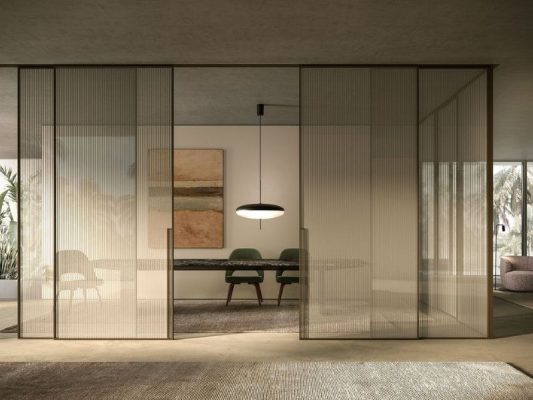 Tổng hợp các mẫu cửa lùa slim không ray dưới 2026