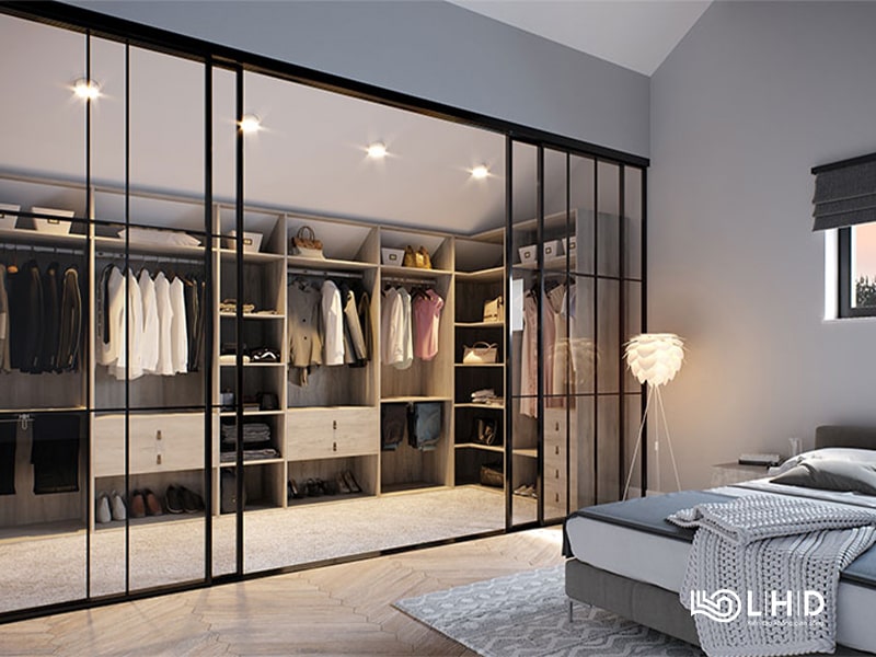 cửa lùa slim nội thất