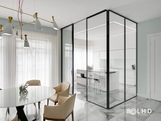 cửa trượt slim nội thất