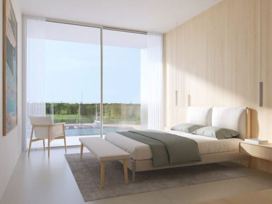 cửa đi mở trượt 2 cánh