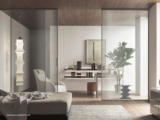 cửa lùa slim nội thất