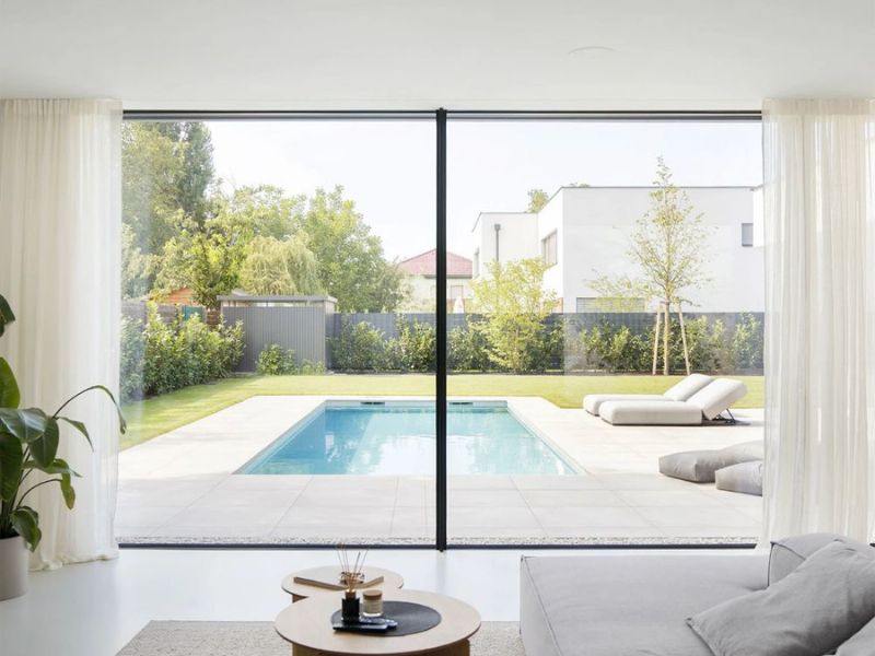 cửa nhôm slim ngoại thất