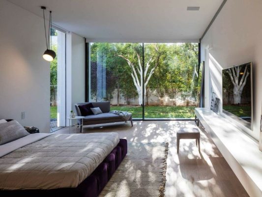 cửa lùa slim tự động ngoại thất